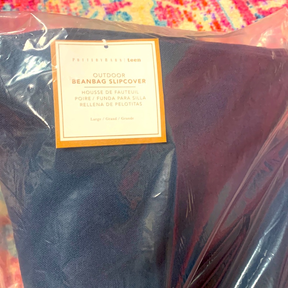 NWT Pottery Barn Teen Large Beanbag Slipcover